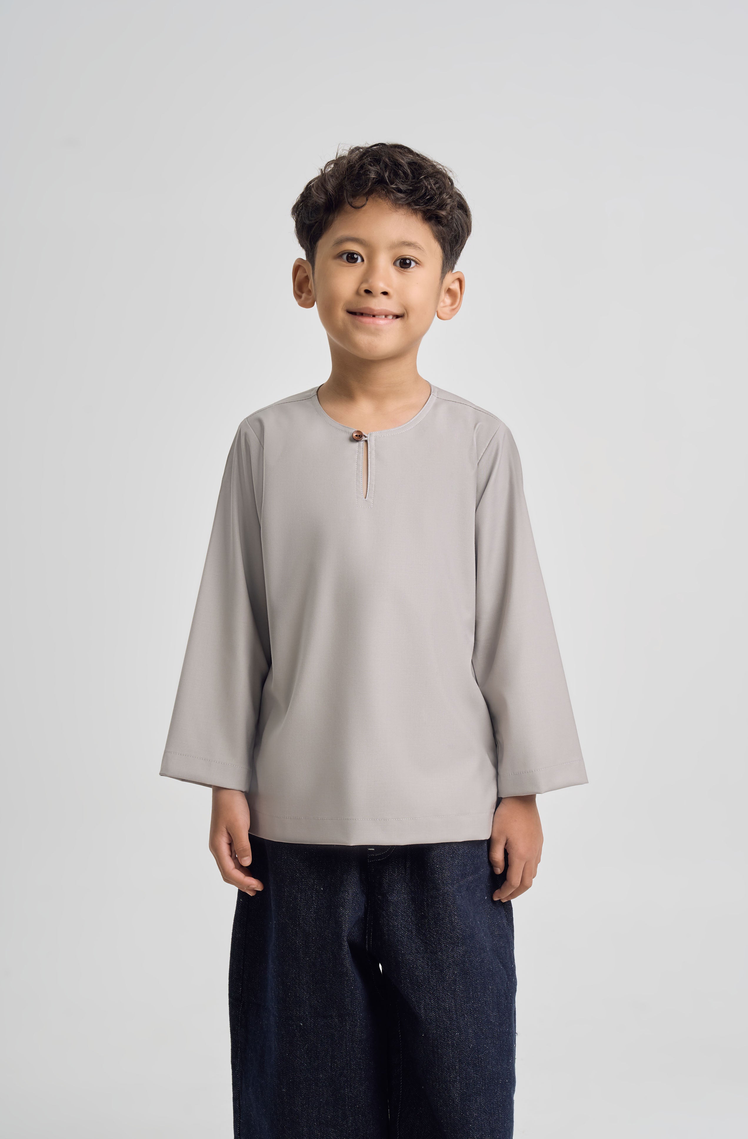 Patawali Boys Top - Ash Grey