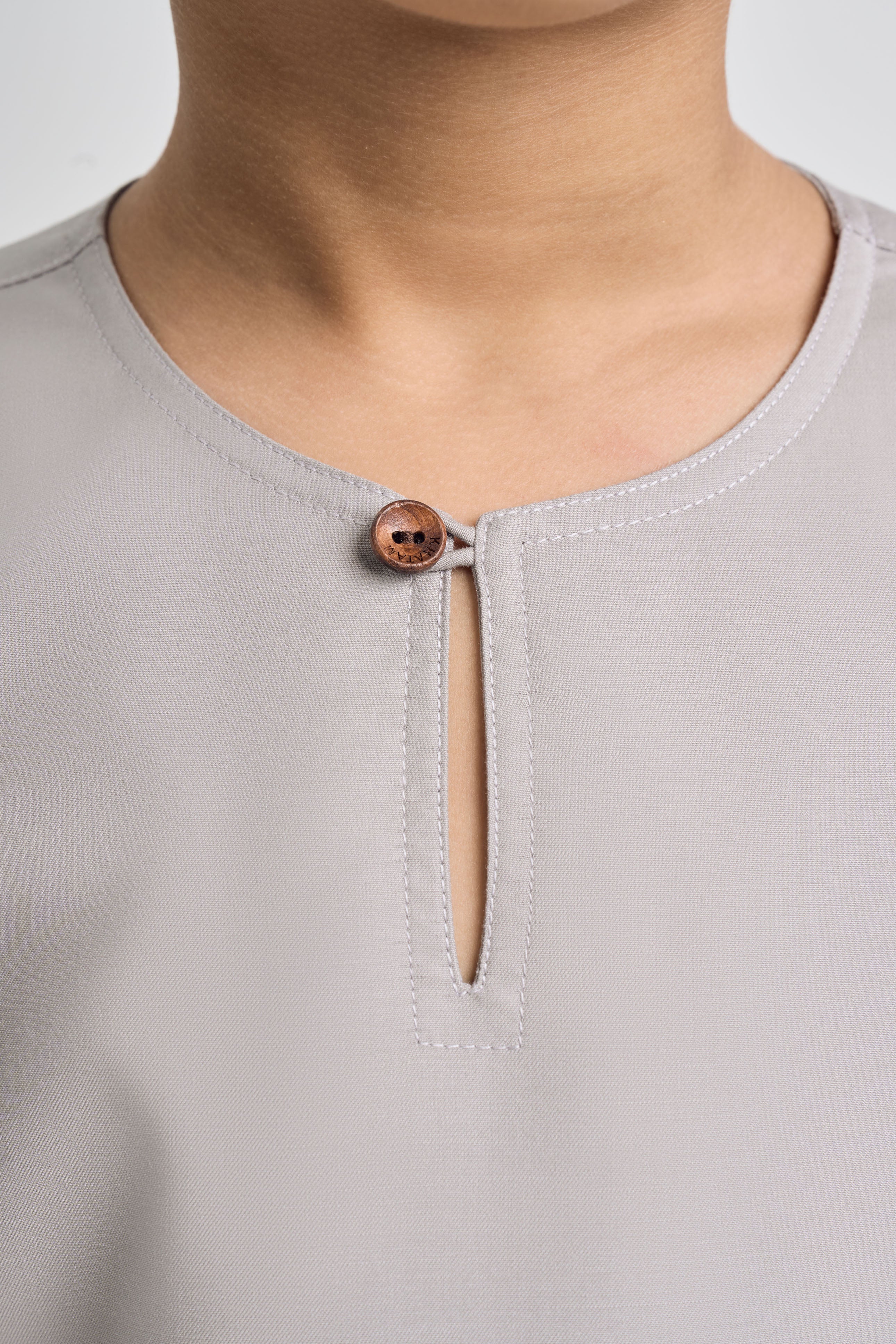 Patawali Boys Top - Ash Grey