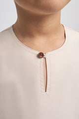 Patawali Boys Top - Ecru Beige
