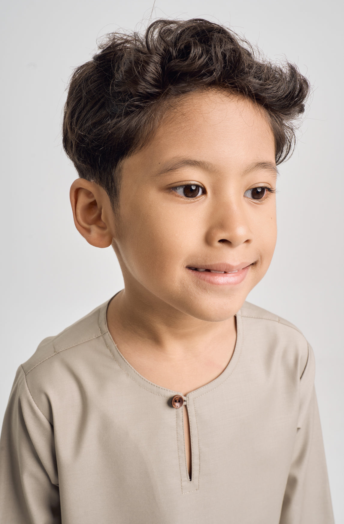 Patawali Boys Top - Light Olive