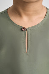 Patawali Boys Top - Pickle Green