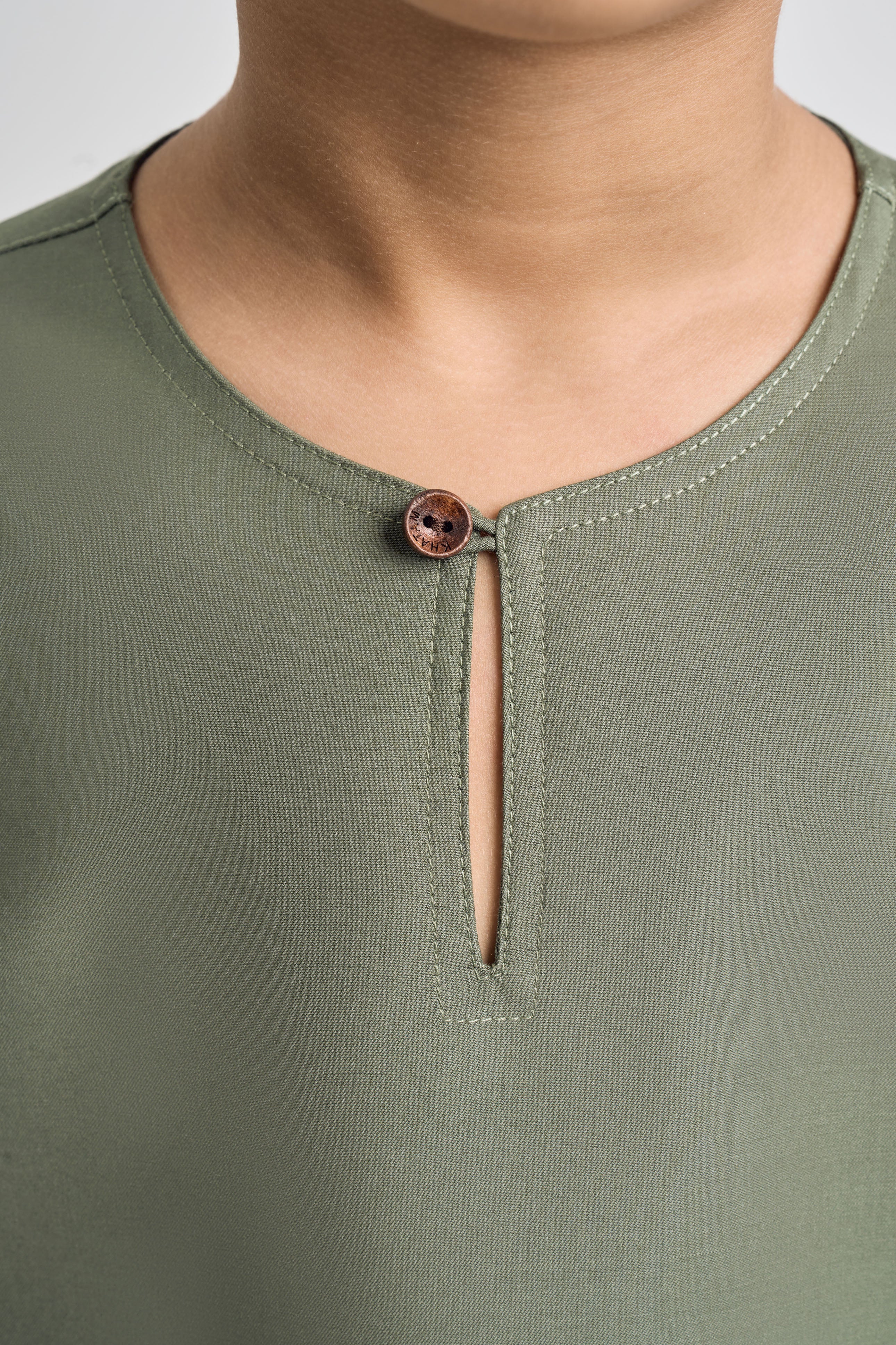 Patawali Boys Top - Pickle Green