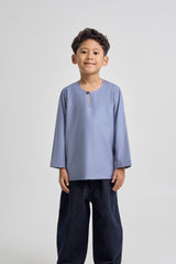 Patawali Boys Top - Stone Blue