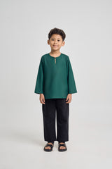 Patawali Boys Top - Emerald Green