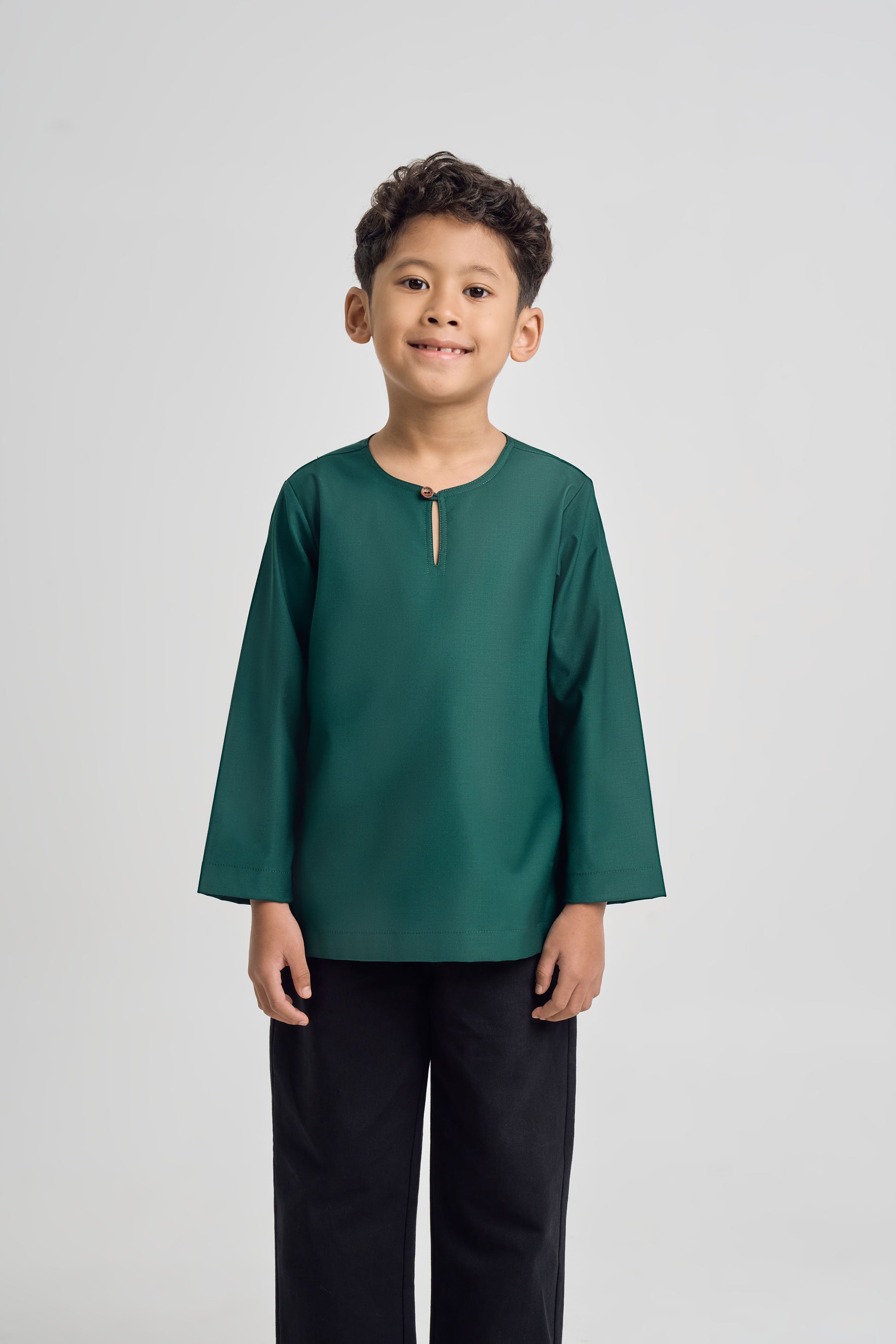 Patawali Boys Top - Emerald Green
