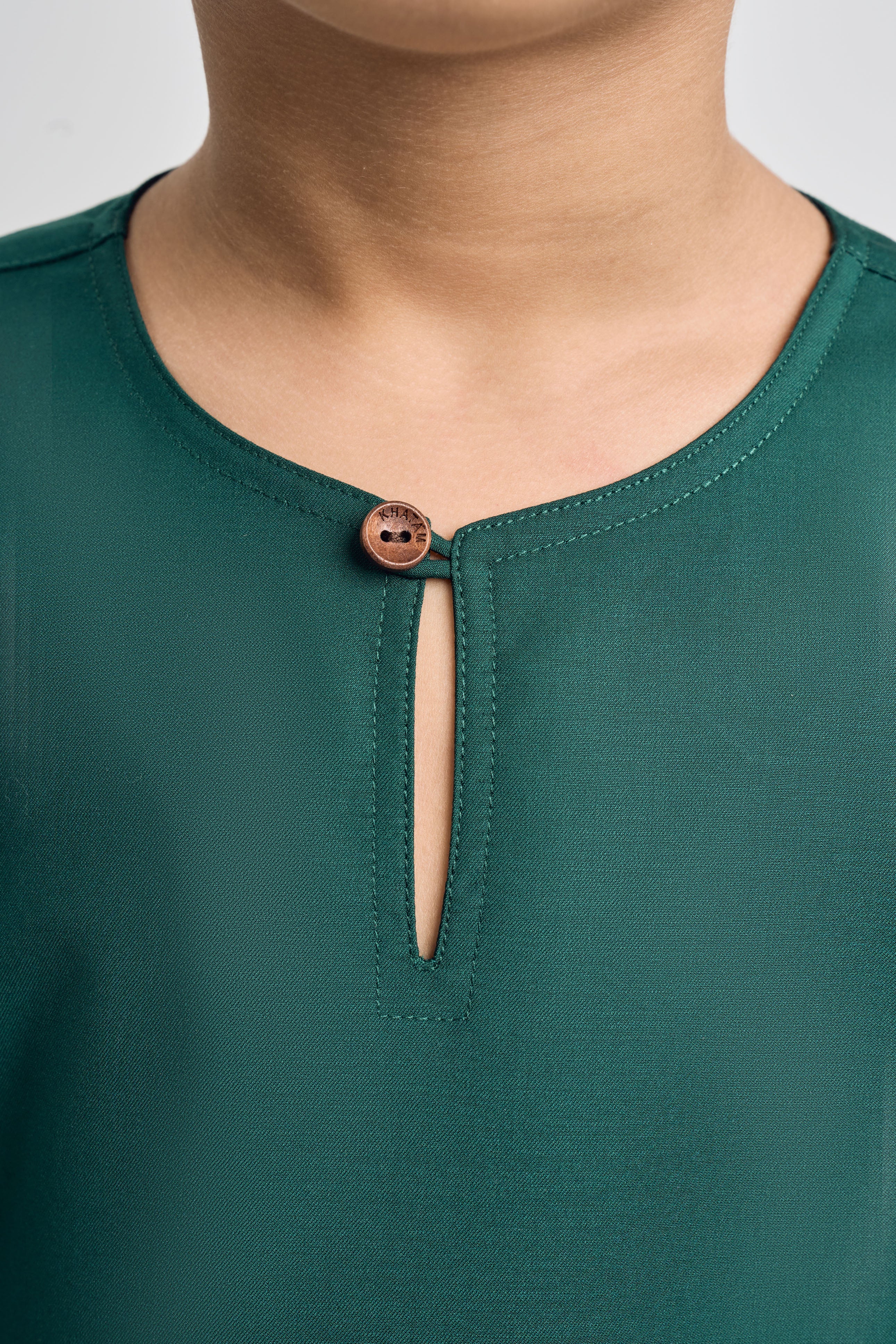 Patawali Boys Top - Emerald Green