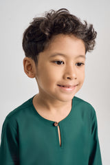 Patawali Boys Top - Emerald Green