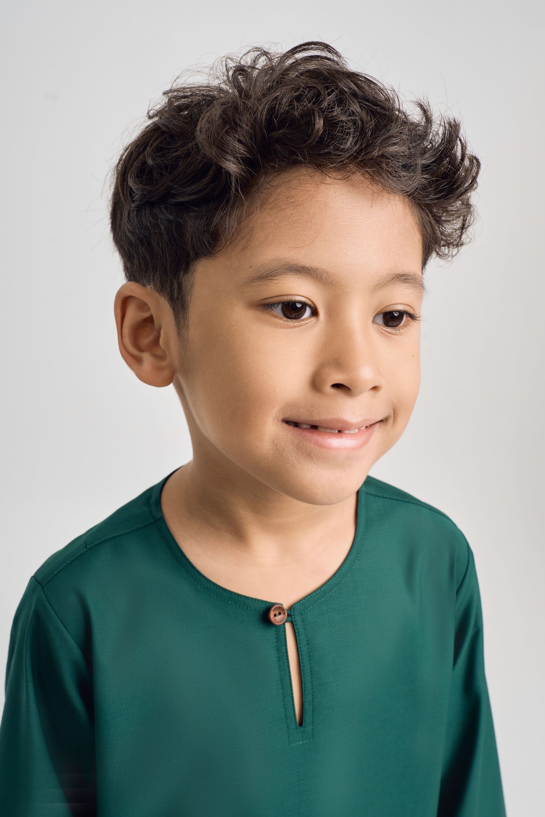 Patawali Boys Top - Emerald Green