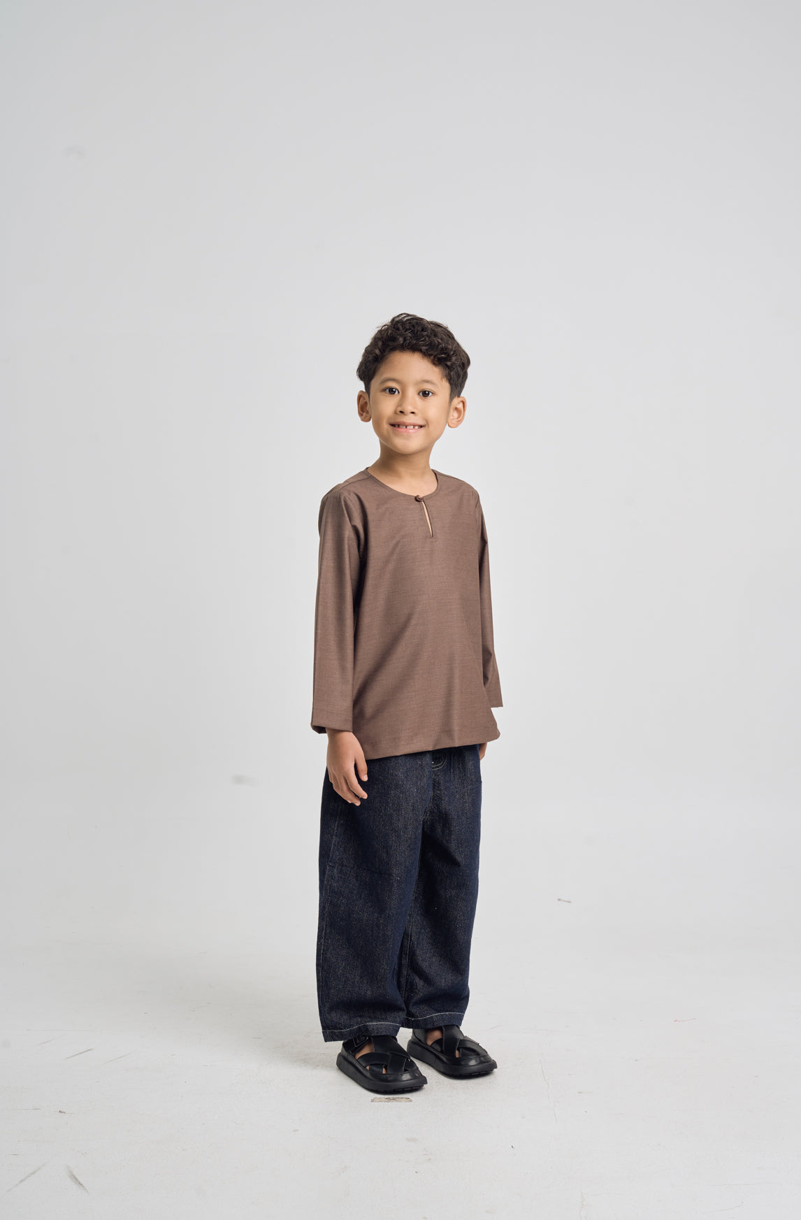 Patawali Boys Top - Espresso
