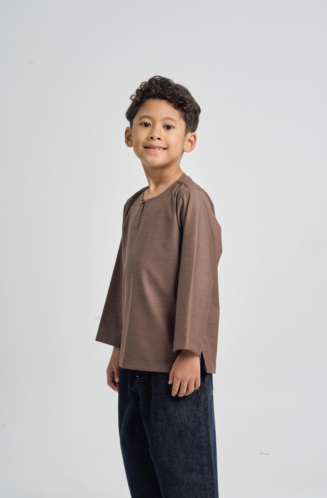 Patawali Boys Top - Espresso