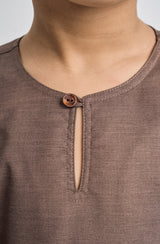 Patawali Boys Top - Espresso