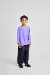 Patawali Boys Top - Purple Yam