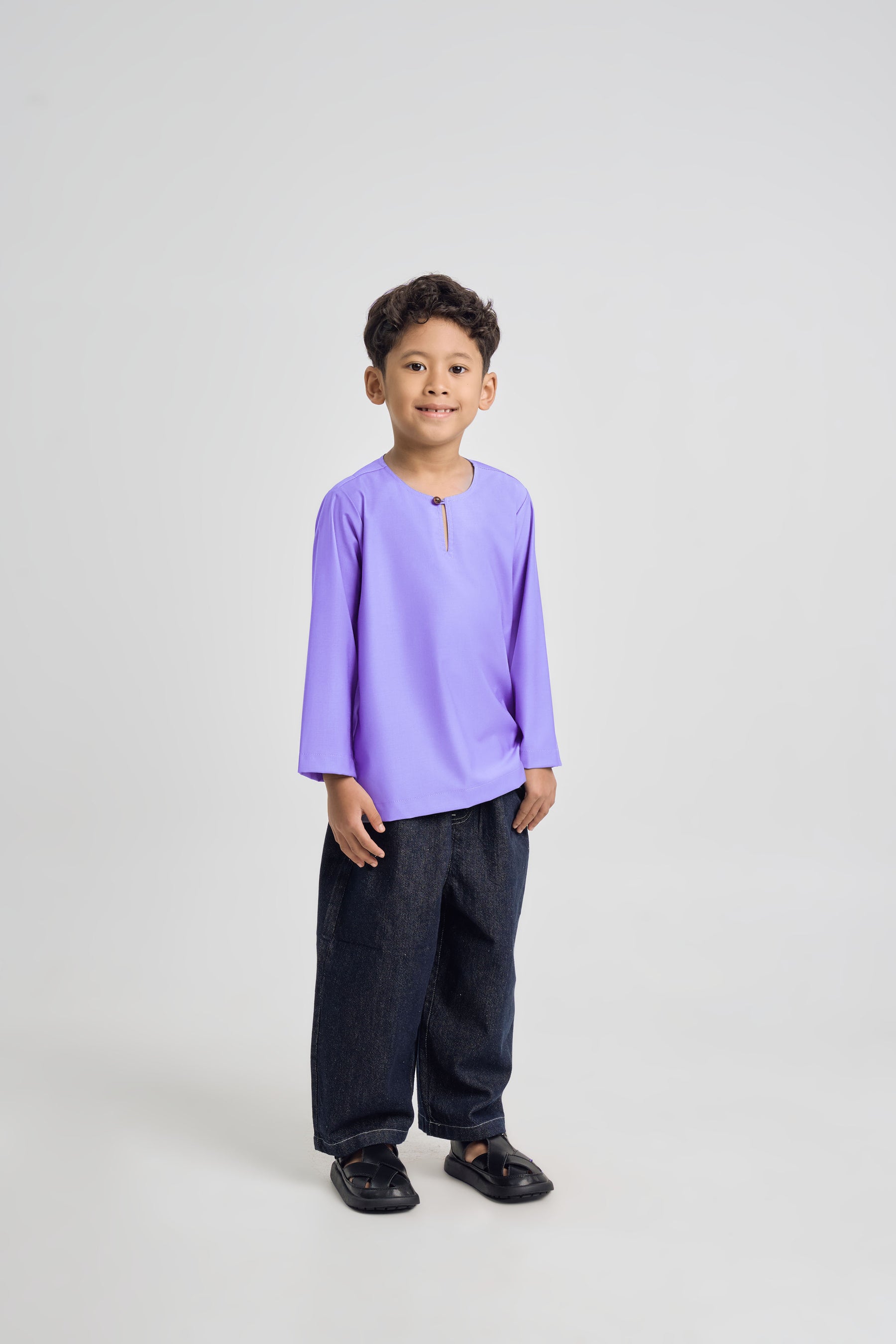 Patawali Boys Top - Purple Yam