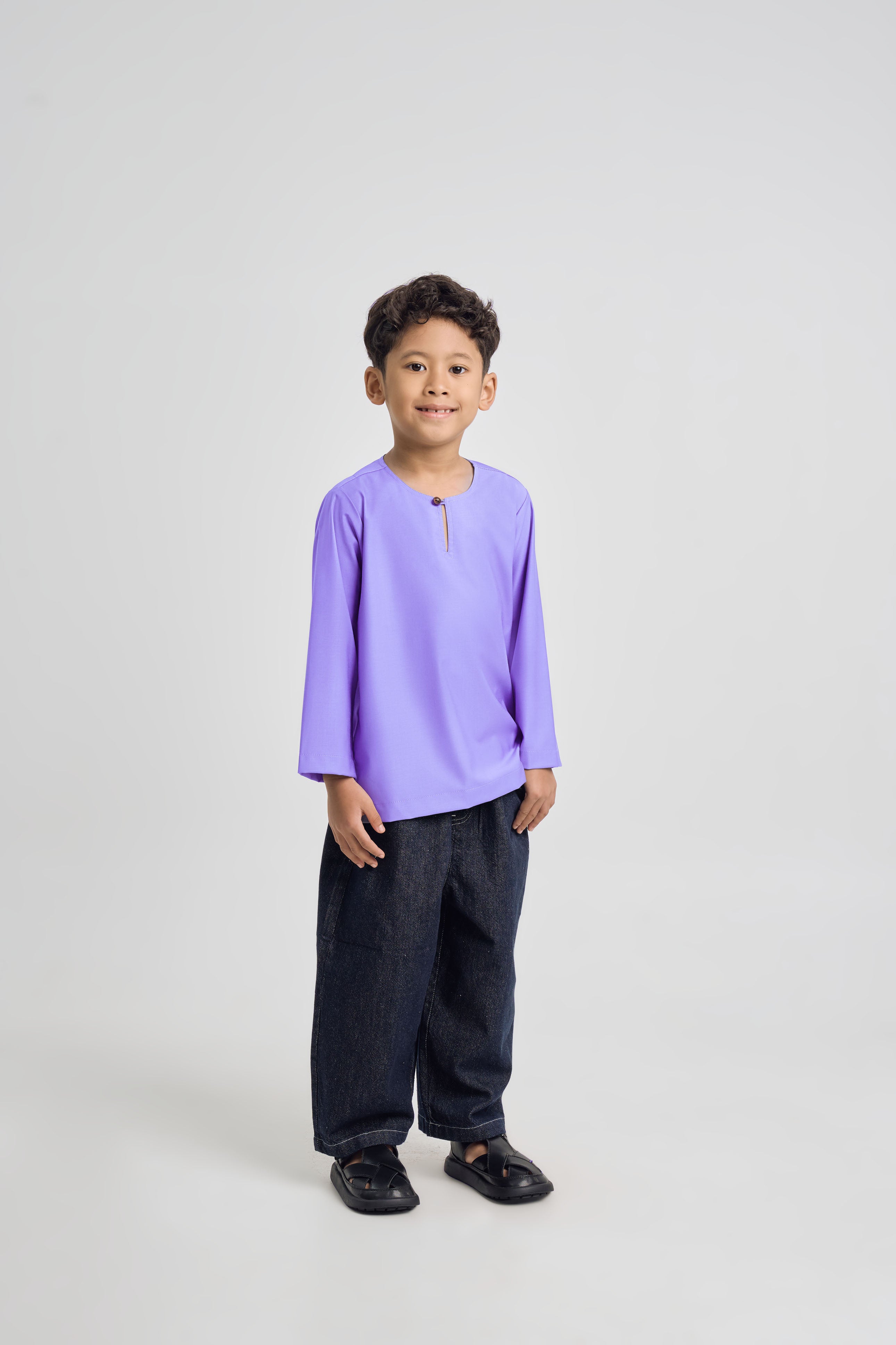Patawali Boys Top - Purple Yam