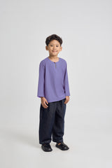 Patawali Boys Top - Purple Yam