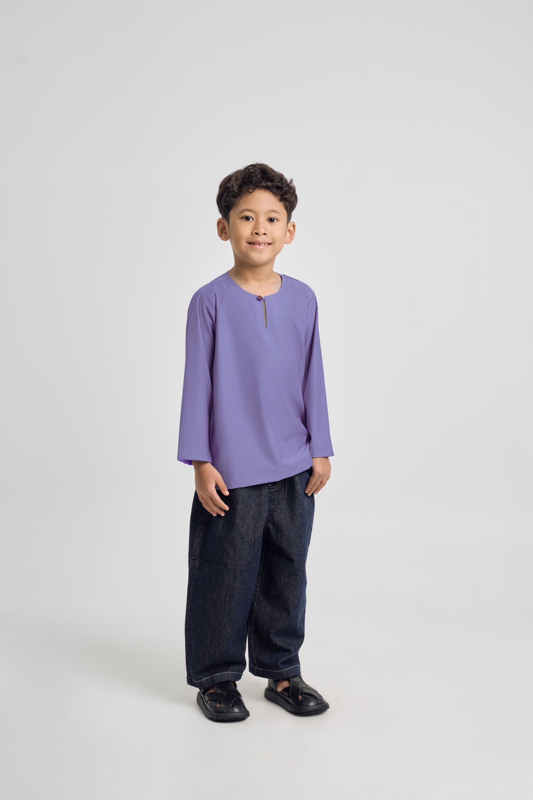 Patawali Boys Top - Purple Yam
