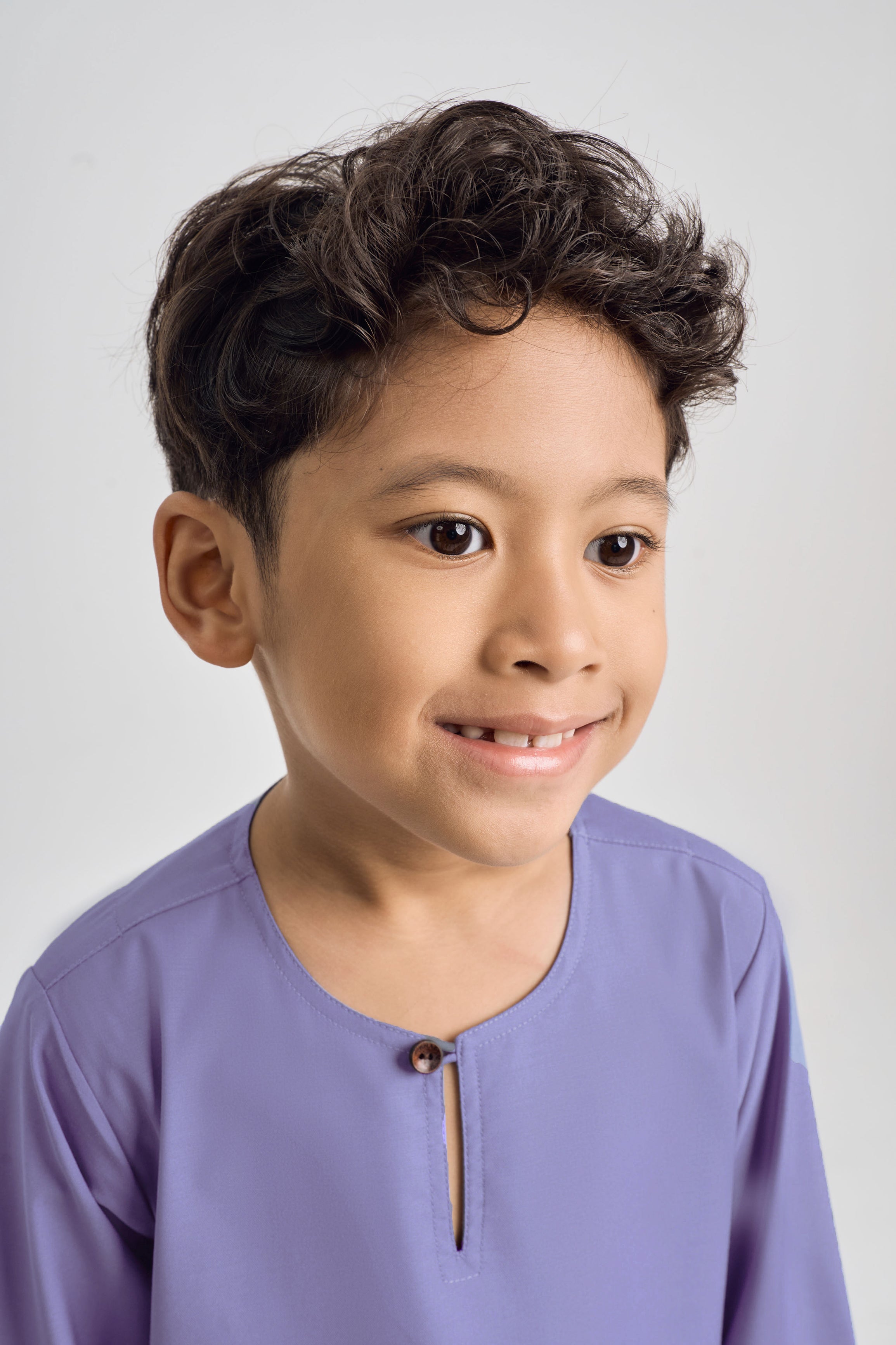 Patawali Boys Top - Purple Yam