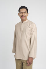 Patawali Collared Top  - Beige