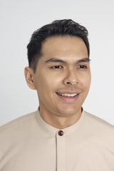 Patawali Collared Top  - Beige