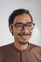 Patawali Collared Top  - Coffee Brown