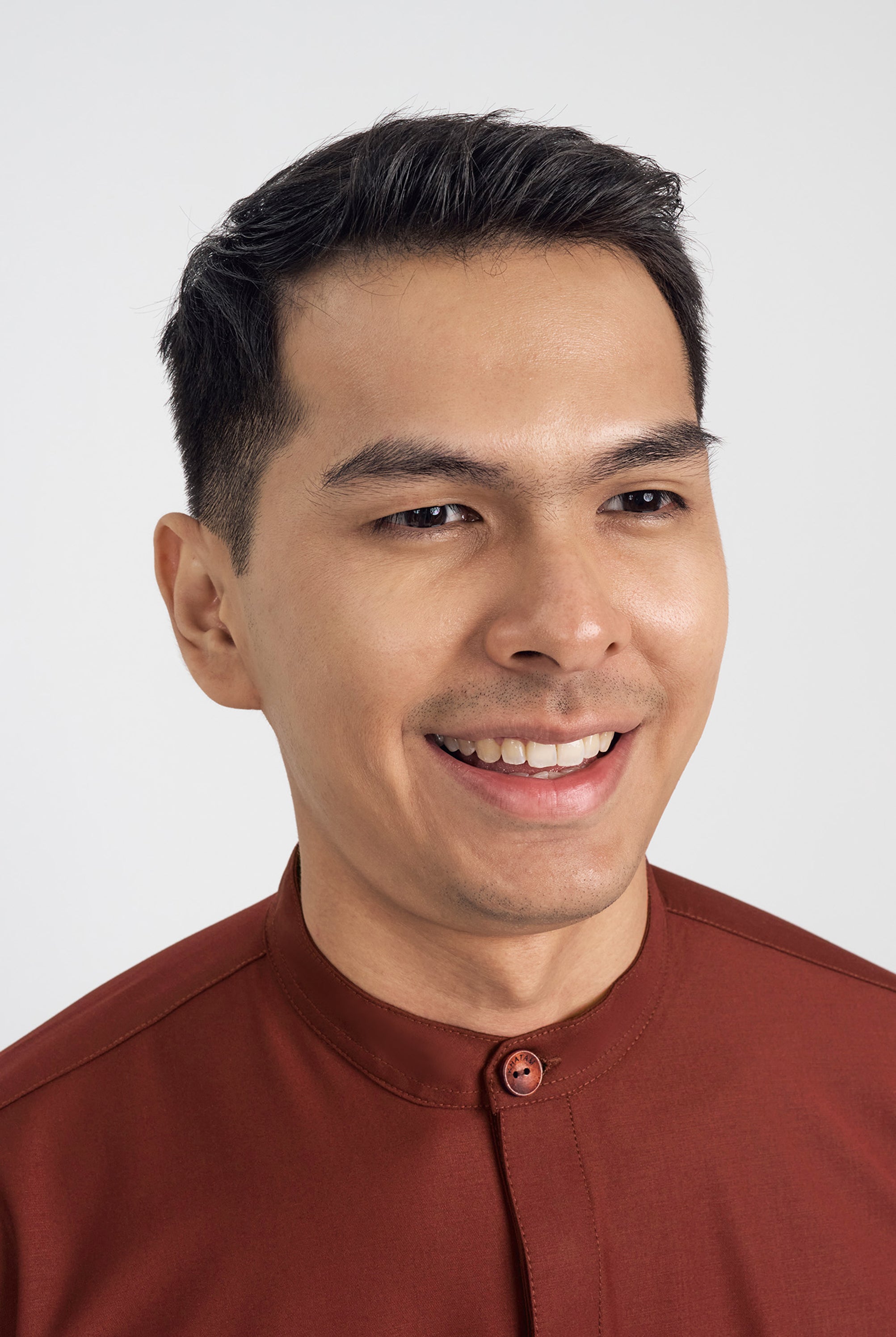 Patawali Collared Top  - Bean Brown