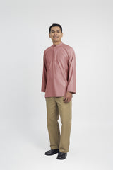 Patawali Collared Top  - Smokey Pink