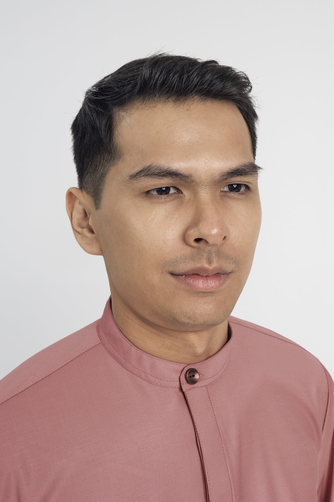 Patawali Collared Top  - Smokey Pink