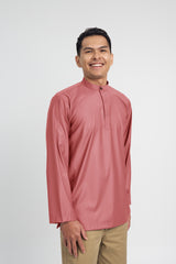 Patawali Collared Top  - Dark Rose