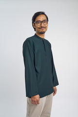 Patawali Collared Top  - Deep Green