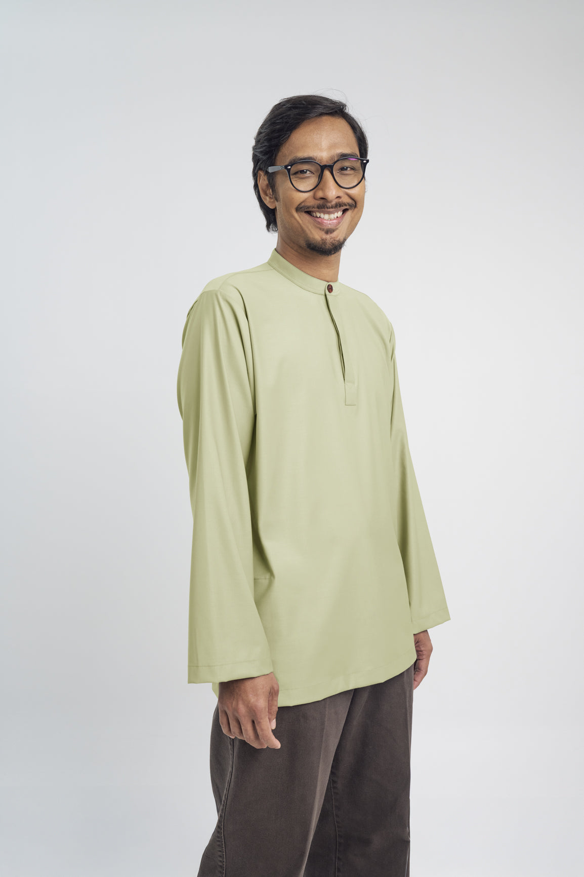 Patawali Collared Top  - Honeydew