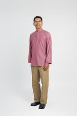 Patawali Collared Top  - Pink Belacan