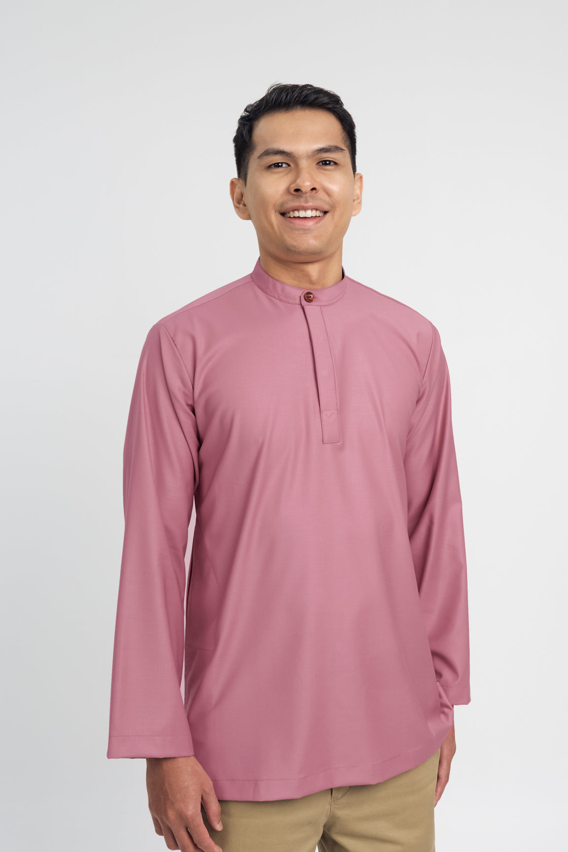 Patawali Collared Top  - Pink Belacan
