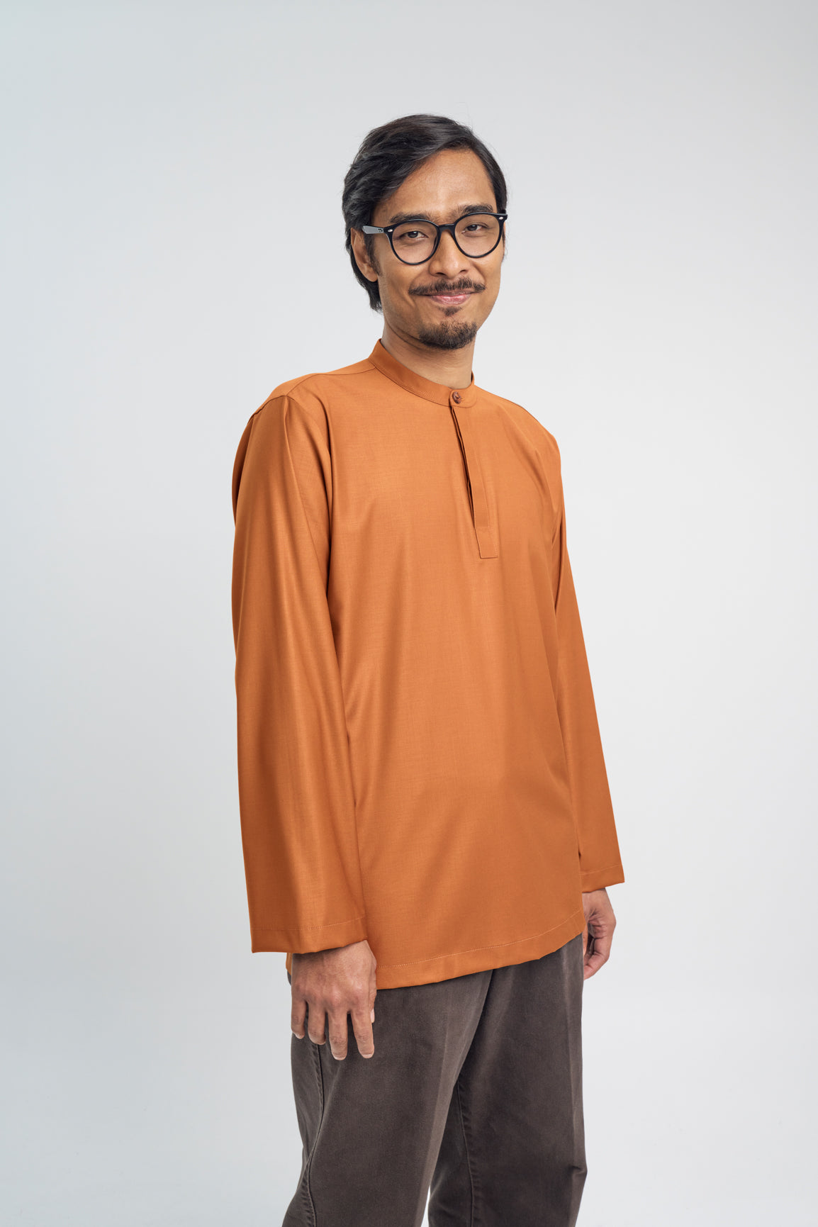 Patawali Collared Top  - Apricot