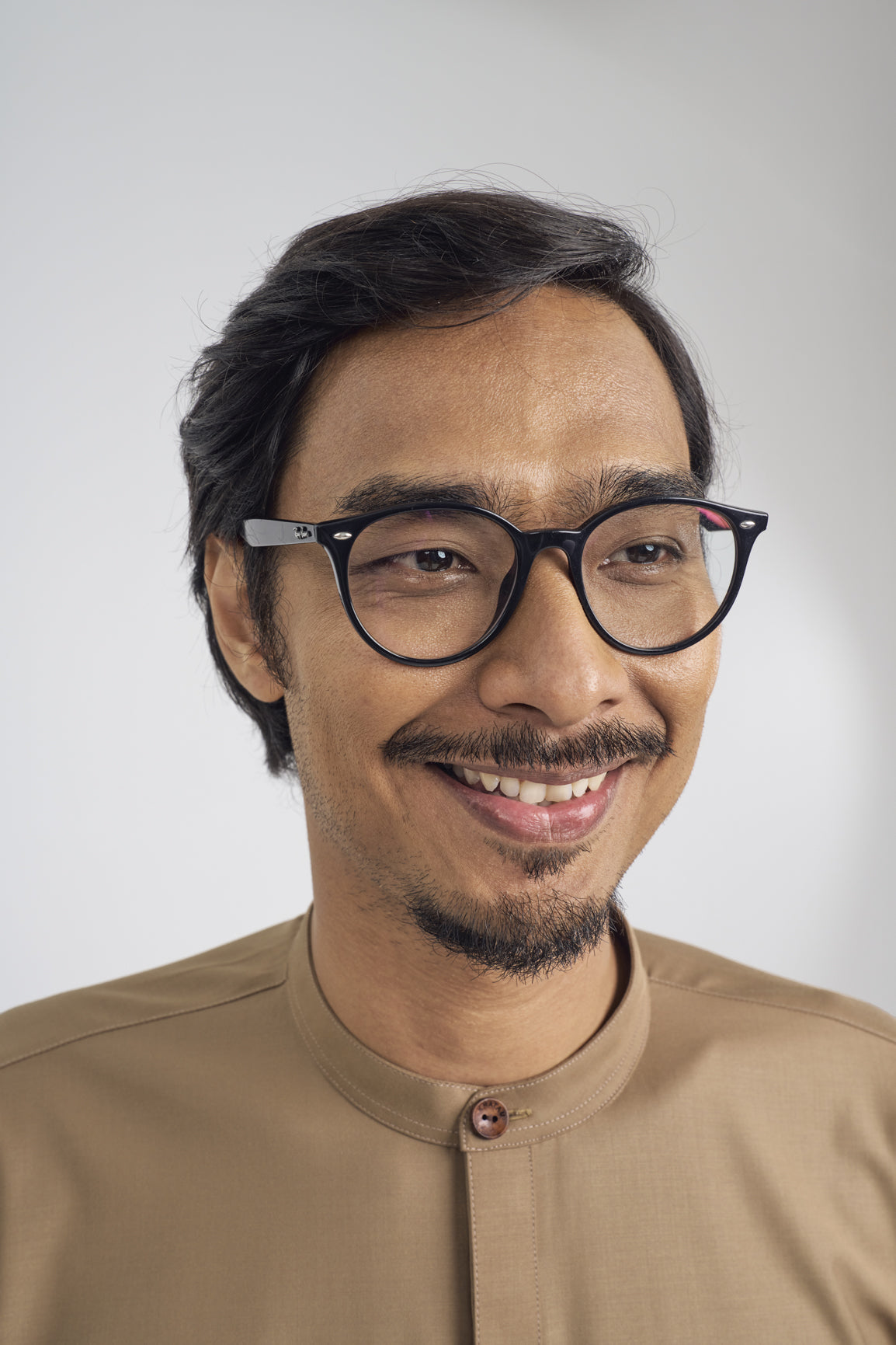 Patawali Collared Top  - Hazel Brown