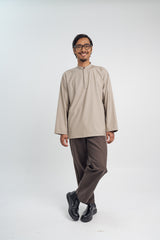 Patawali Collared Top  - Light Olive