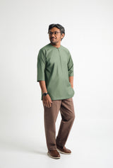 Patawali Three Quarter Sleeve Top  - Grass Green