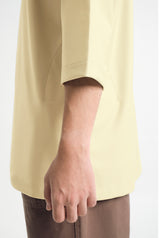 Patawali Three Quarter Sleeve Top  - Kuning Langsat