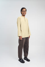 Patawali Collared Top  - Kuning Langsat