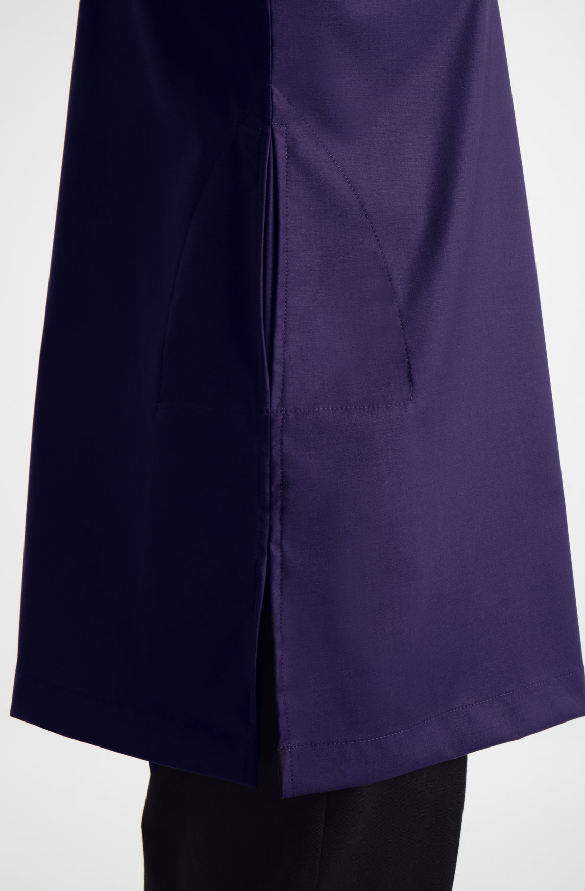 Patawali Three Quarter Sleeve Top  - Dark Indigo