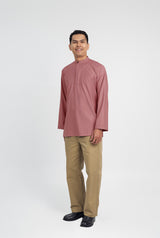Patawali Collared Top  - Smokey Pink