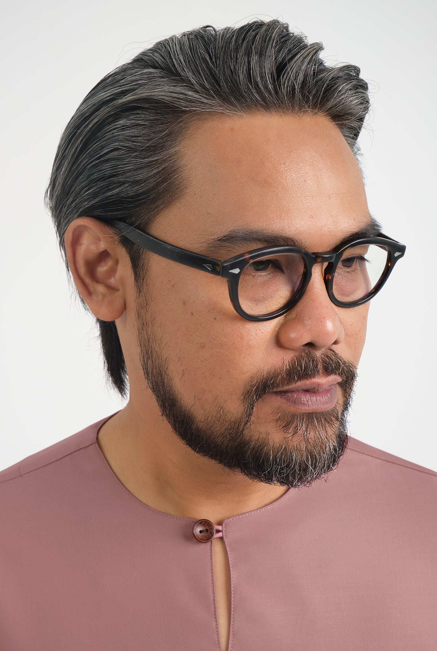 Patawali Three Quarter Sleeve Top  - Smokey Pink