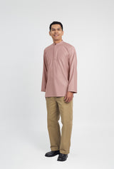 Patawali Collared Top  - Smokey Pink