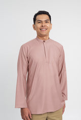 Patawali Collared Top  - Smokey Pink