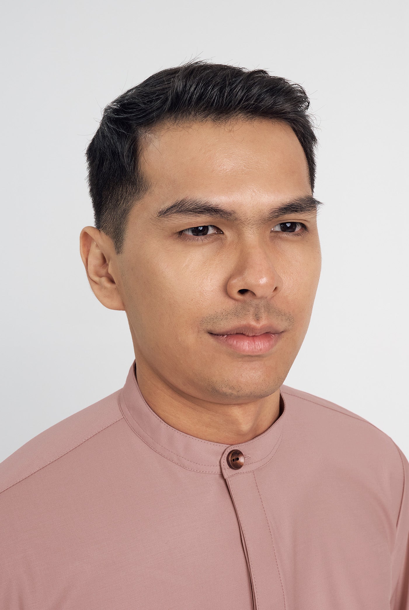 Patawali Collared Top  - Smokey Pink