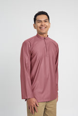 Patawali Collared Top  - Dark Rose