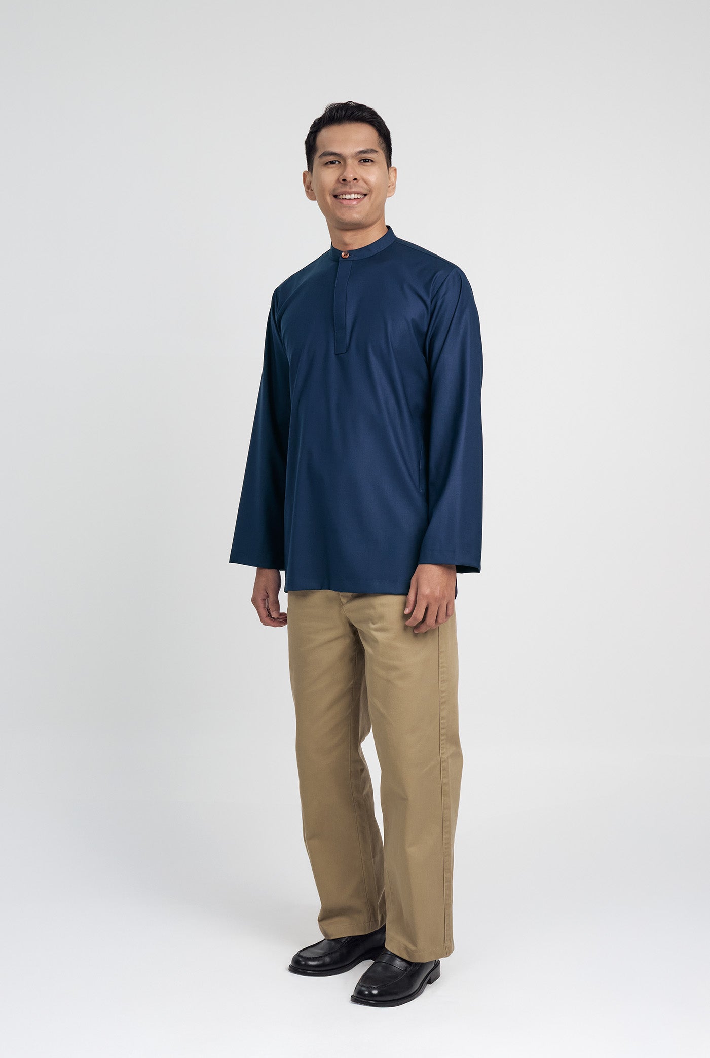 Patawali Collared Top  - Royal Blue