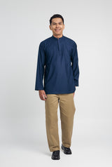 Patawali Collared Top  - Royal Blue