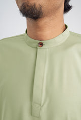 Patawali Collared Top  - Honeydew