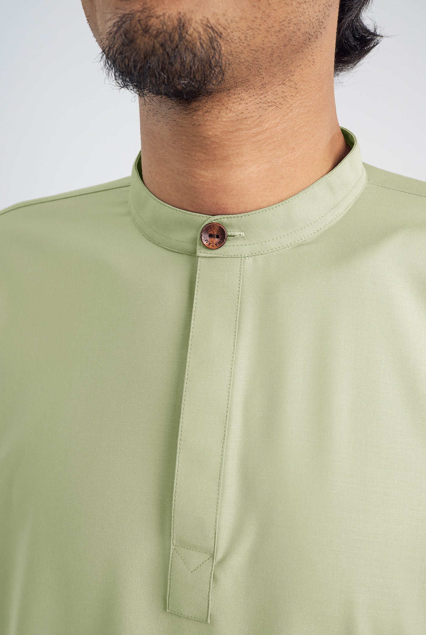 Patawali Collared Top  - Honeydew