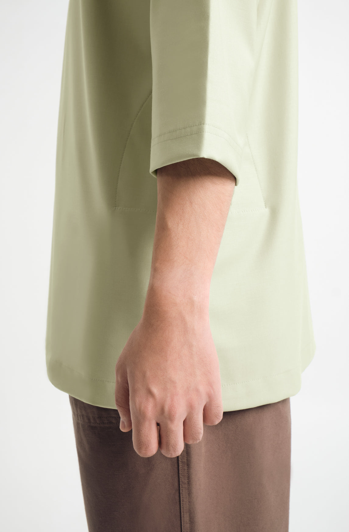 Patawali Three Quarter Sleeve Top  - Honeydew